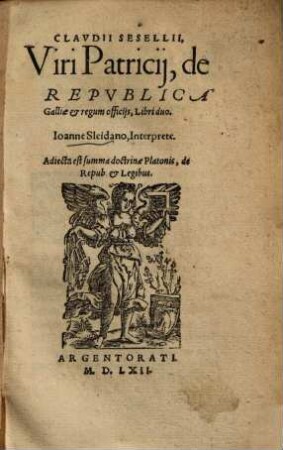 De republica Galliae et regum officiis : libri duo