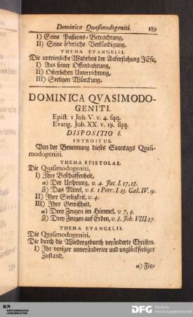 Dominica Quasimodogeniti.