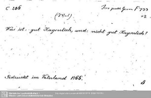 Jus publicum Germaniae F 0733