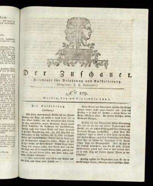 No. 109 - 11. September 1821