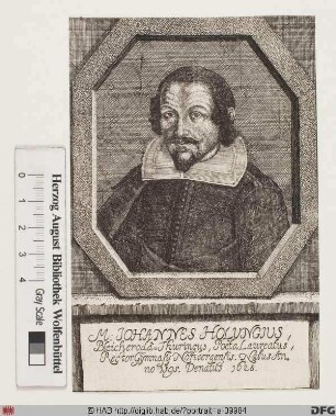 Bildnis Johann Holung(ius)