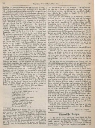 110-112 Literarische Notizen