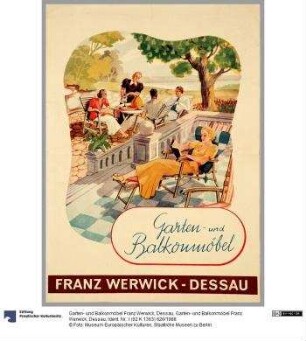 Garten- und Balkonmöbel Franz Werwick, Dessau