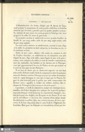 Classement - Réclamations