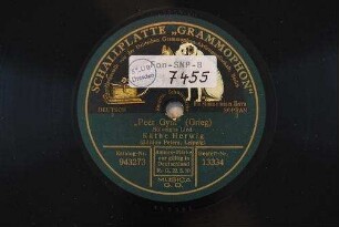 "Peer Gynt" : Solveighs Lied / (Grieg)