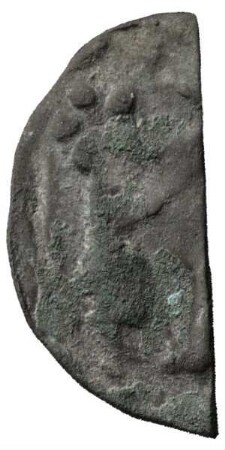 Fundmünze, Denar, Mitte 14. Jh.