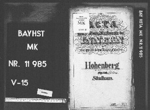 Hohenberg (Bezirksamt Rehau), Schulhaus.
