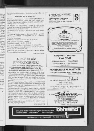 Donnerstag, den 24. Januar 1985