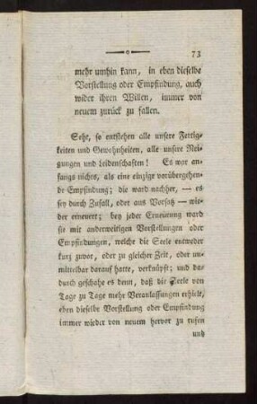 73-84, Seht, so entstehen alle unsere Fertigkeiten und Gewohnheiten...