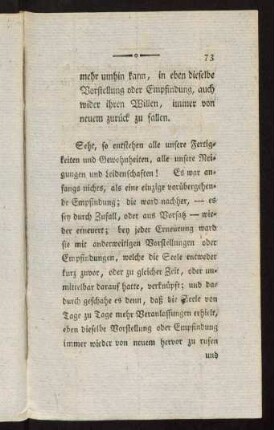 73-84, Seht, so entstehen alle unsere Fertigkeiten und Gewohnheiten...