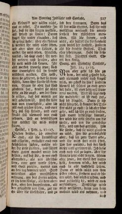 327-338, Evangelium am Sonntag Cantate; ...