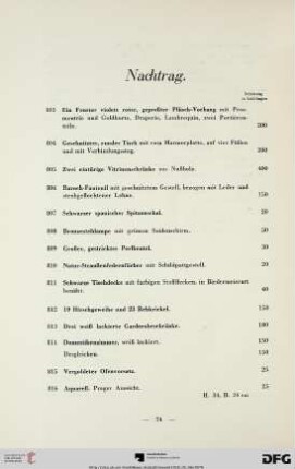 Nachtrag (Nr. 803-836)