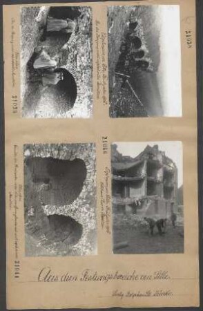 Explosion in Lille, Frühjahr 1916, Eckhaus Rue de Ronchin