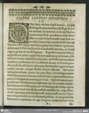 Editor Lectori Benevolo S.D.