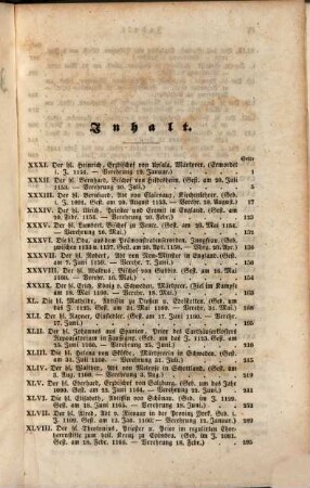 Die Jahrhunderte des Glaubens in dem Leben der Heiligen : Nach Originalakten bearbeitet u. herausgegeben, 2
