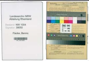 Entnazifizierung Benno Flacke , geb. 29.06.1914 (Lehrer)