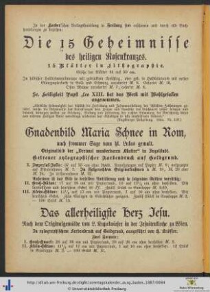 Werbung der Herder’schen Verlagshandlung.