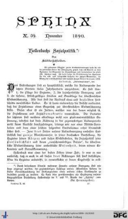 Heft 5 November 1890