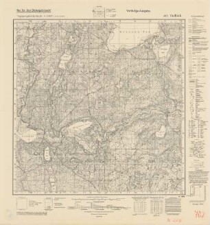 2071 Rollbick, Topographische Karte 1:25000 (4cm - Karte)