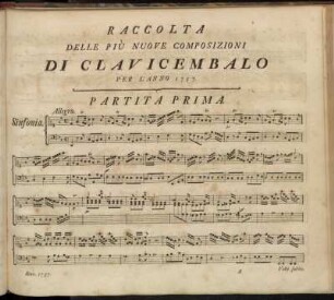 Partita Prima.