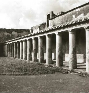 Pompeji. Stabianer Thermen. Ostportikus der Palästra
