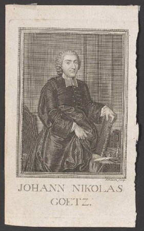 Porträt Johann Nikolaus Götz (1721-1781)