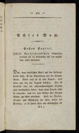 425-429, Erstes Kapitel
