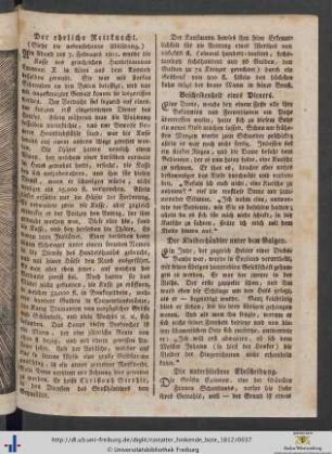 Der ehrliche Reitknecht.