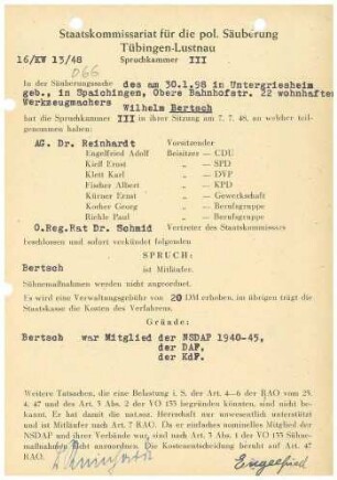 Bertsch, Wilhelm