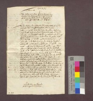 Testament des Basler Archidiakons und Domherrn Franz Werner Segesser von Brunnegg.