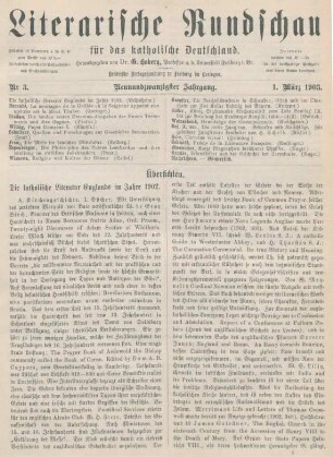 73-78 Die katholische Literatur Englands im Jahre 1902