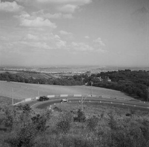 Blick vom Höhenweg auf das Donautal