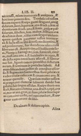 De asmate & dolore capitis. Caput 7.