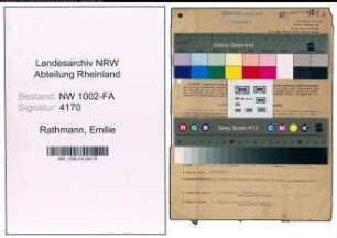 Entnazifizierung Emilie Rathmann, geb. 17.05.1922 (Buchhalterin)