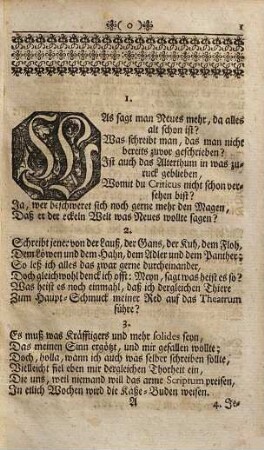 Die bedenckliche und Geheimnus-reiche Zahl Drey, in Theologicis Historicis et Politicis