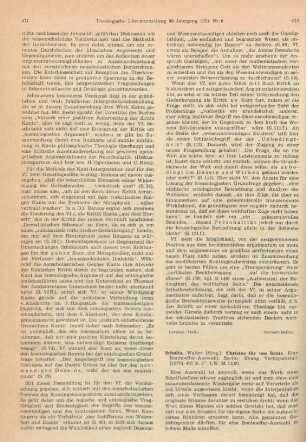 472-474 [Rezension] Bonhoeffer, Dietrich, Christus für uns heute
