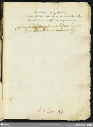 Sammlung alchemistischer und magischer Rezepte, Anleitungen und Zeichensysteme (Geheimschriften) - Mscr.Dresd.N.103