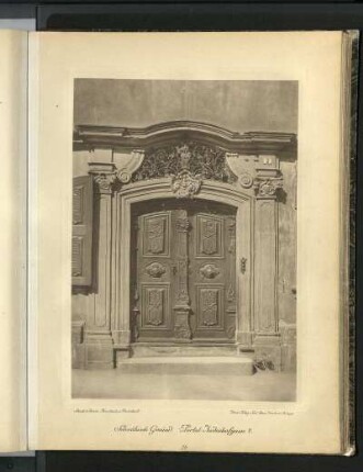 Schwäbisch Gmünd. Portal Judenhofgasse 2