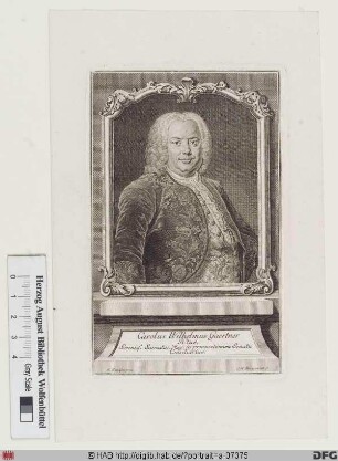 Bildnis Carl Wilhelm Gaertner (1750 Edler von Rohrsdorf)