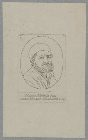 Bildnis des Hanns Holbein Jun.