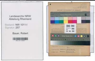 Entnazifizierung Robert Bauer , geb. 18.05.1891 (Pfoertner)