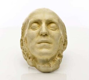 Totenmaske des deutschen Komponisten Felix Mendelssohn-Bartholdy (1809-1847)