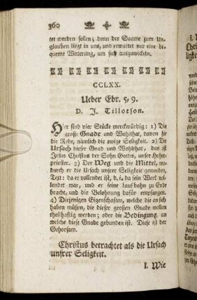 CCLXX. Ueber Ebr. 5, 9.