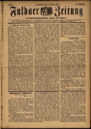 Ausgabe vom Donnerstag, den 04. Februar 1897.
