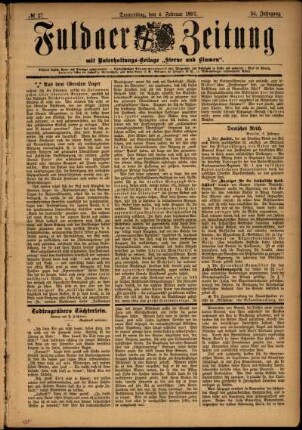 Ausgabe vom Donnerstag, den 04. Februar 1897.