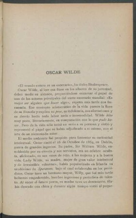 Oscar Wilde