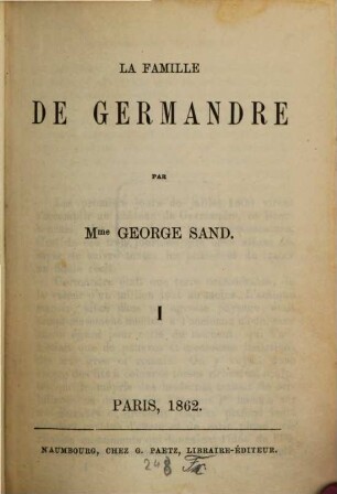 Oeuvres complètes de George Sand, 12