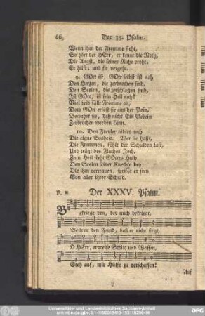 Der XXXV. Psalm.