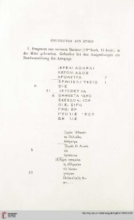 23: Inschriften aus Athen