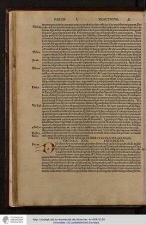 Tertius eiusdem dialogi liber contra Pelagianos.